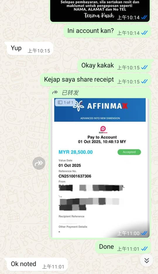 Bukti kejayaan pelanggan 8