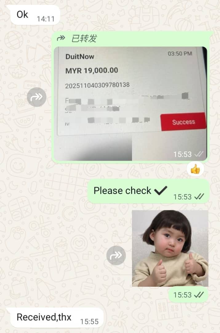 Bukti kejayaan pelanggan 9